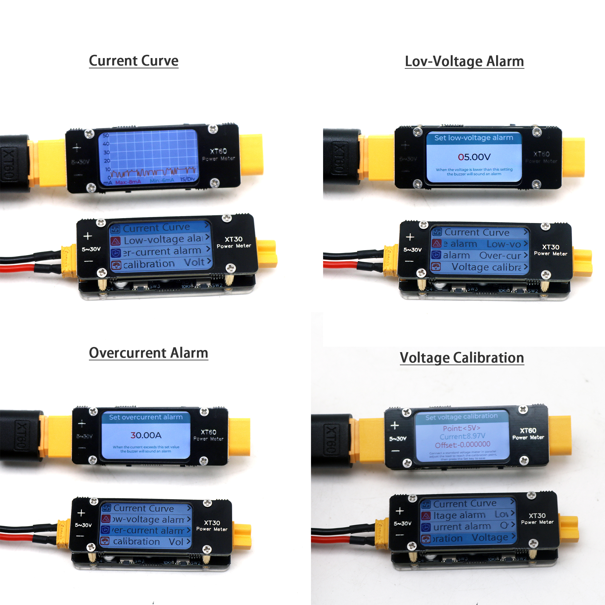 XT30 XT60 Ammeter Power Meter  - Drone Battery High Voltage ulasan dan harga