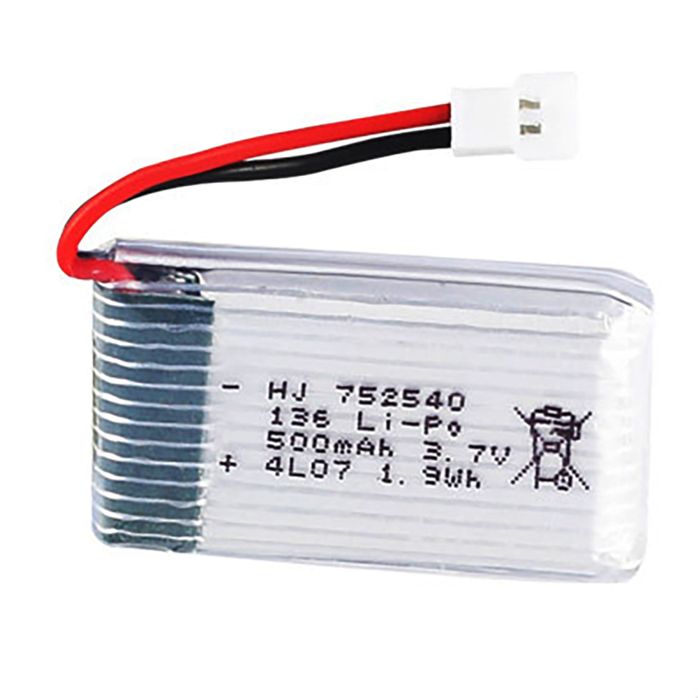 3.7V 500mAh 752540 Lipo Batter - Drone Battery Charger ulasan dan harga