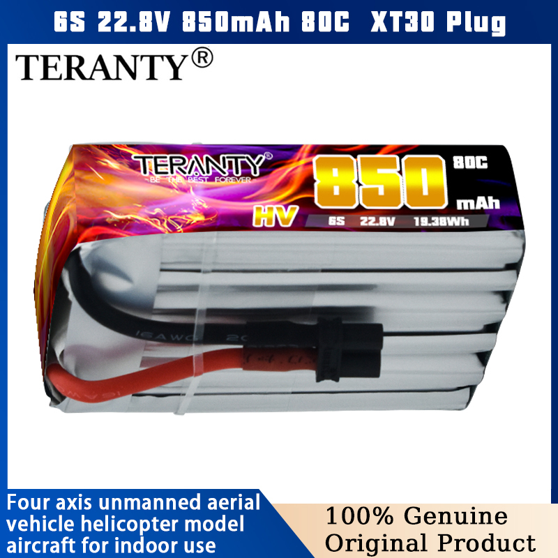 TERANTY 6S 22.8V 850mAh 80C HV - Drone Battery 6S ulasan dan harga