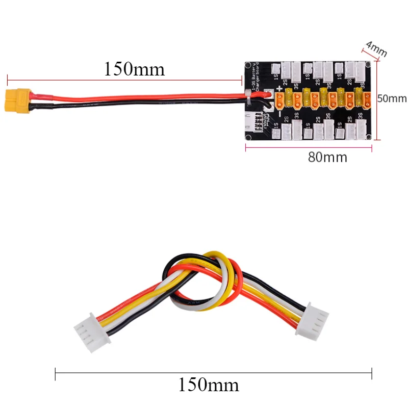 1-5Pcs 1S-3S 20A XT30 Plug Lip - Drone Battery Parallel Board ulasan dan harga