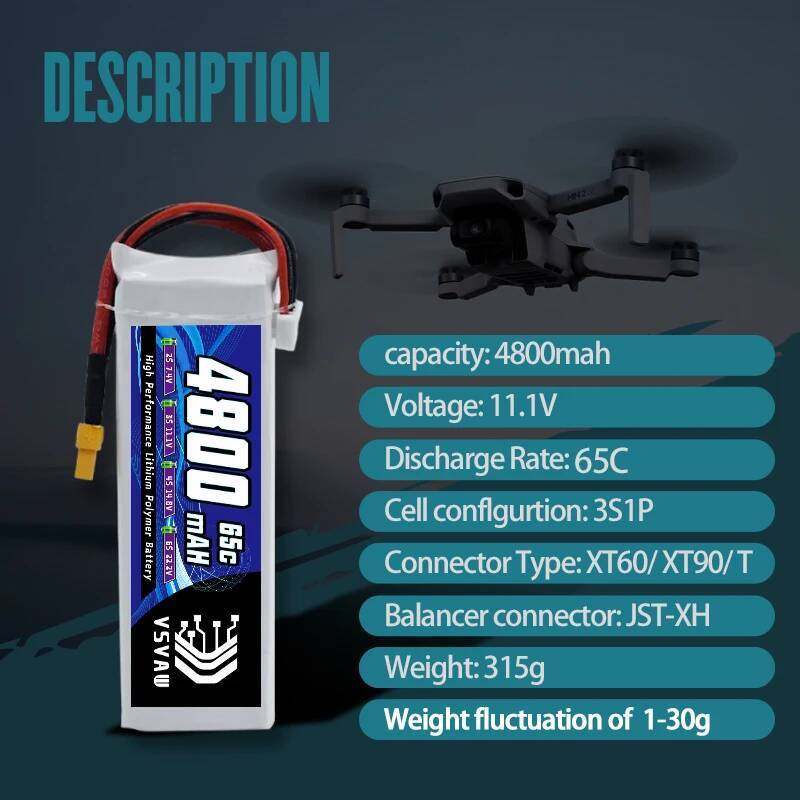 VSVAW 3S Lipo Battery for FPV  - Drone Battery 3S ulasan dan harga