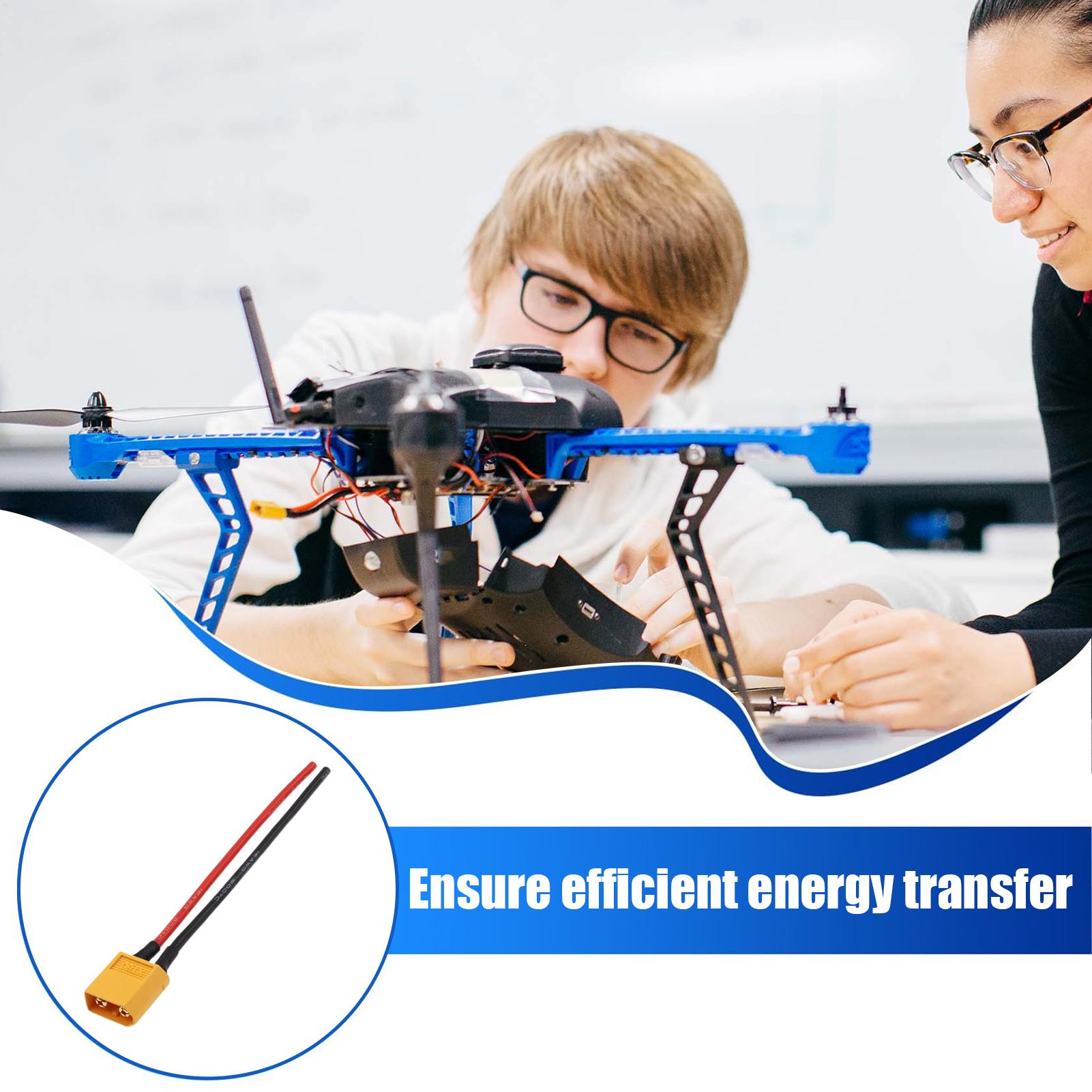 XT60 Male/Female Extension Cab - Drone Battery Connector ulasan dan harga