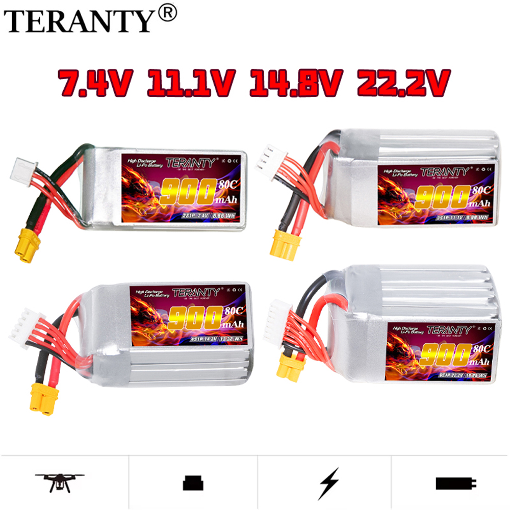 TERANTY 2S 3S 4S 6S 7.4V 11.1V - Drone Battery 4S ulasan dan harga