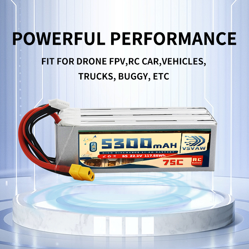 VSVAW 6S 5300mAh Lipo Battery  - Drone Battery Plate ulasan dan harga