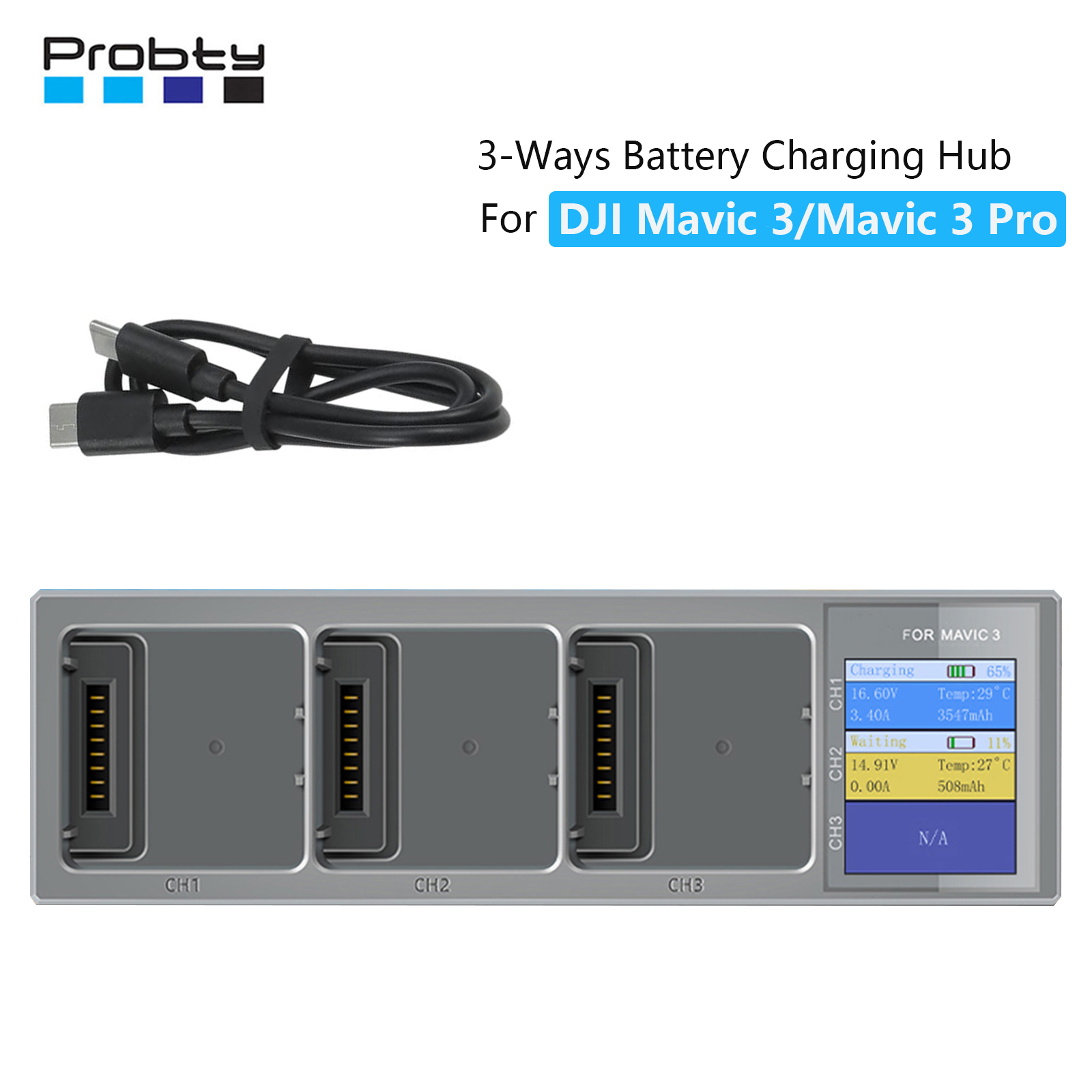New 3 In 1 Charging Hub for DJ - Drone Battery Balance Charger ulasan dan harga