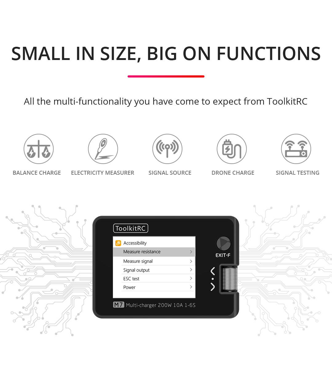 ToolkitRC M7 200W 10A Balance  - Drone Battery Voltage Checker ulasan dan harga
