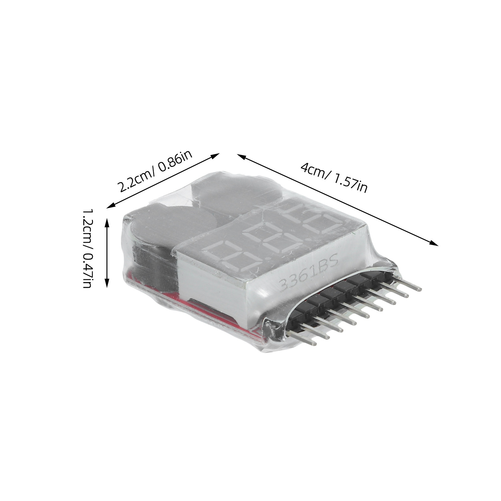 2Pcs Rc Battery Checker Lipo B - Drone Battery Voltage Checker ulasan dan harga