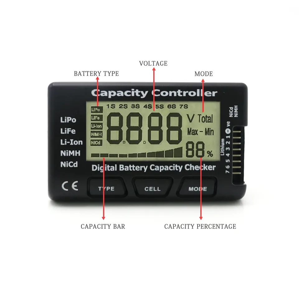 RC Cellmeter 7 Digital Battery - Drone Battery Alarm ulasan dan harga