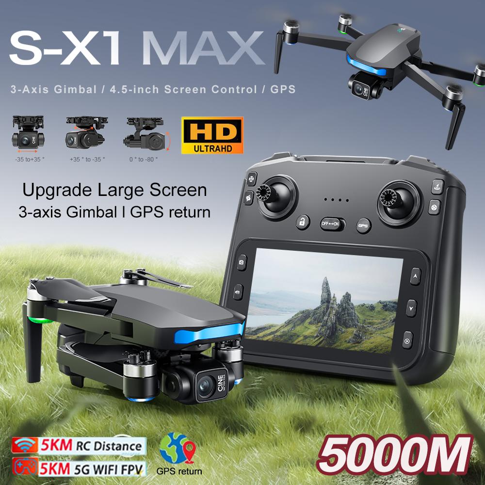 New S-X1 MAX Drone GPS 8K Prof - Drone Battery Box ulasan dan harga